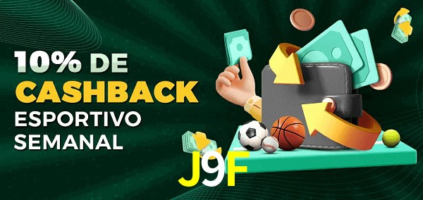 10% de bônus de cashback na J9F